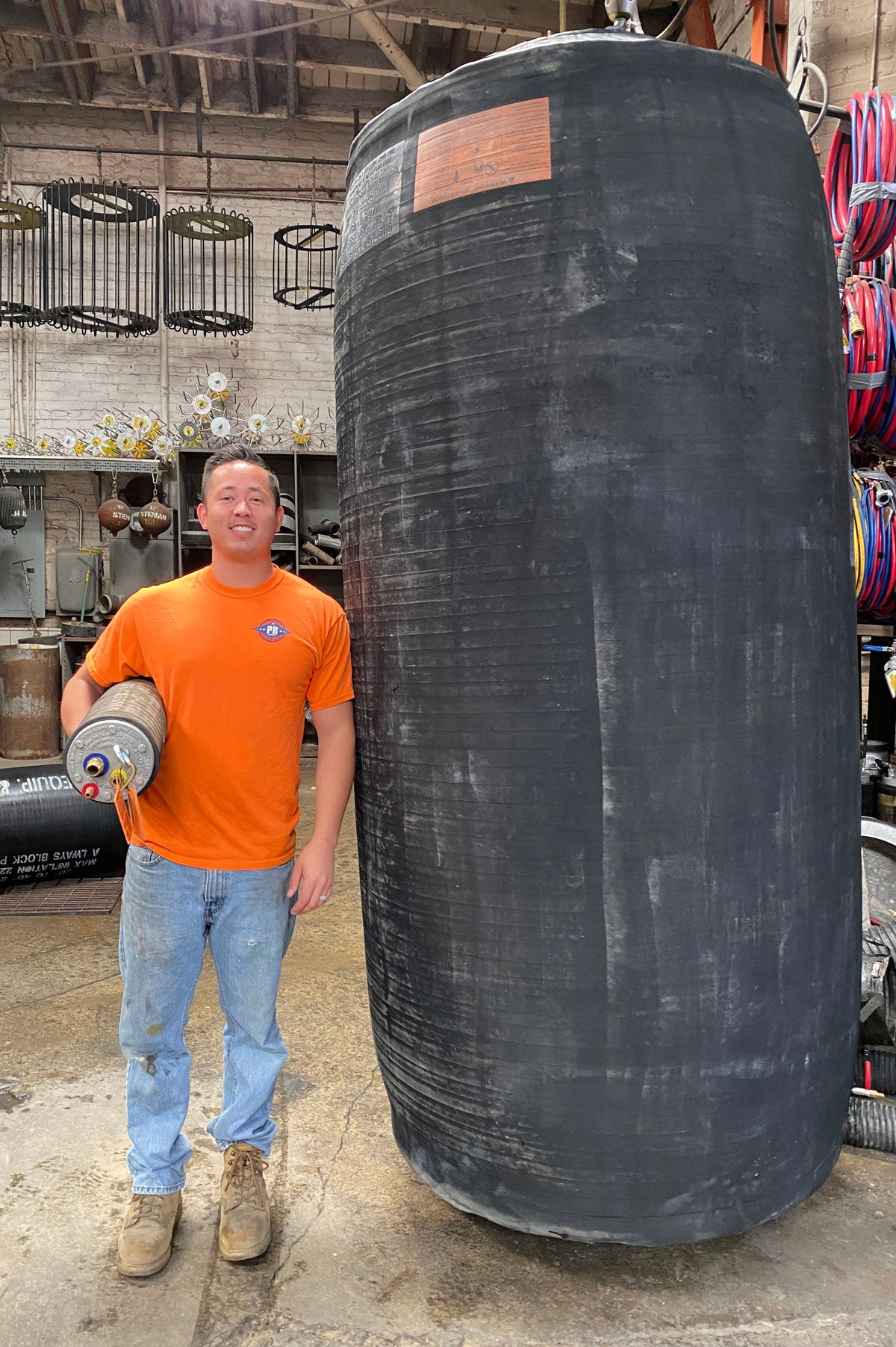 Kevin Markonich with Cherne Test Plug